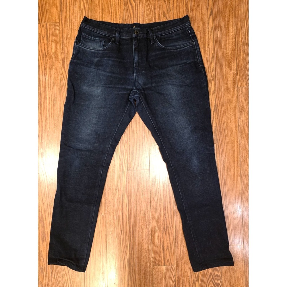 Roark Jeans Hwy 133 Raw Denim Straight Slim Fit‎ Dark Wash Men's 36x31.5 EUC